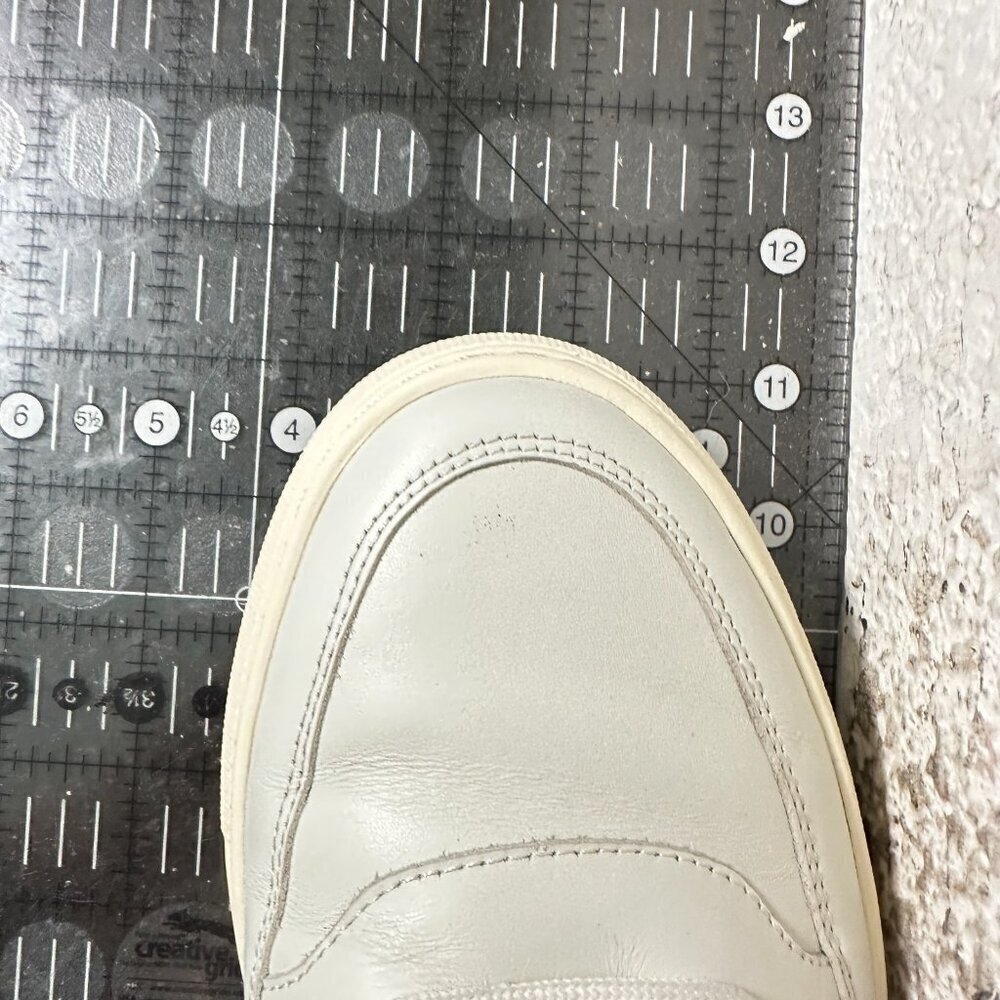 Bally Hendrik Print Men Size 6D White Leather Mid Top Lace Up Casual Shoes - Picture 12 of 12